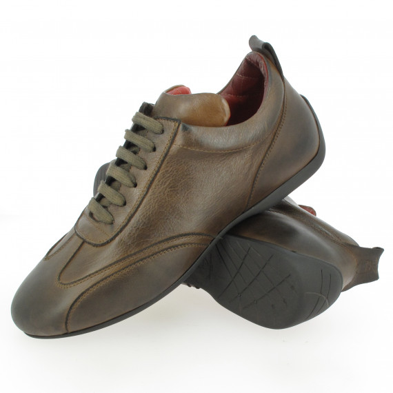 leather racing shoes