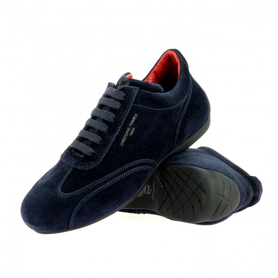 RACING S Low Blue Suede